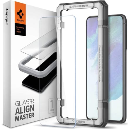 Spigen AlignMaster Full Cover Screenprotector 2 Pack voor de Samsung Galaxy S21 FE