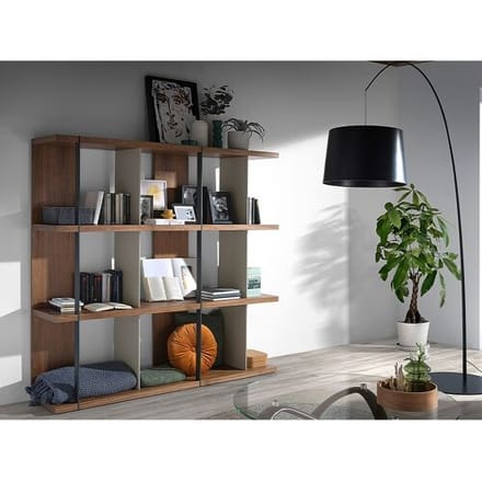 Plank walnoot en grijs hout 3236 ANGEL CERDA