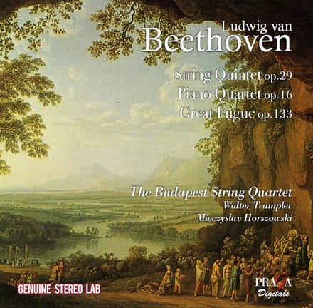 Budapest String Quartet, Walter Trampler, Mieczyslaw Horszowski - Beethoven: String Quintet Op. 29 | Piano Quartet Op. 16 | Great Fugue Op. 133 (CD) (Remastered)