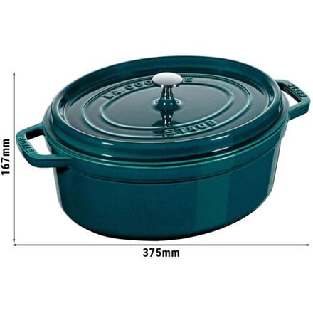 STAUB LA COCOTTE - Kookpot - Ovaal - 310mm - Gietijzer - La-Mer
