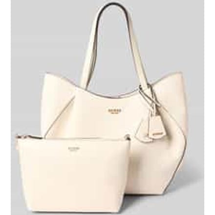 GUESS shopper Amorette 2 in 1 Tote Bag Cream White crème