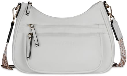 bugatti schoudertas Mare 3.0 Crossbody Bag White wit