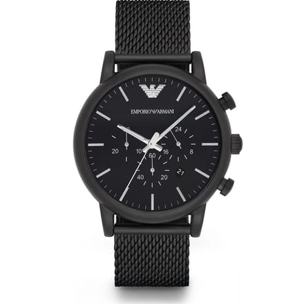 Emporio Armani Horloge AR1968 Zwart