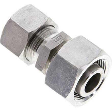 15L & 18L RVS Rechte Snijringkoppeling Draaidoorvoer 315bar ISO 8434-1