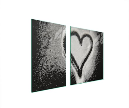 TMK ArtDeko - Snijplank - 100x52 cm - Hartvormig - Veilig