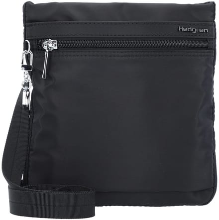 Hedgren Schoudertas Inner City Leonce Small Vertical Crossover RFID Jean Pussywillow Grey Lichtgroen