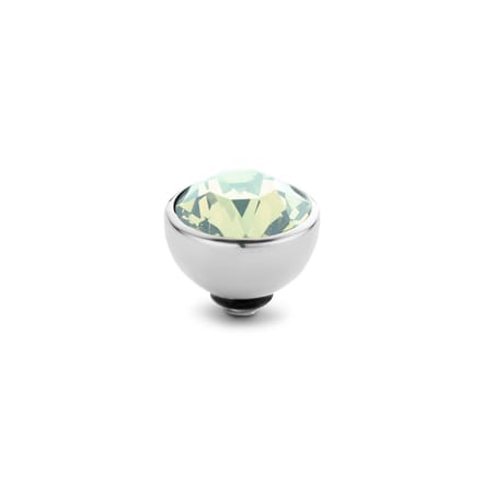 Melano Twisted Basic CZ Steentje Chrysolite | Zilver