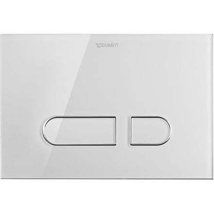Duravit DuraSystem actuator plate A1 for WC, glass WD5002012000