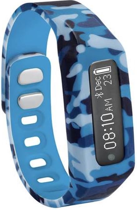Nuband Jr Champs Fitness Tracker  Camo Blauw