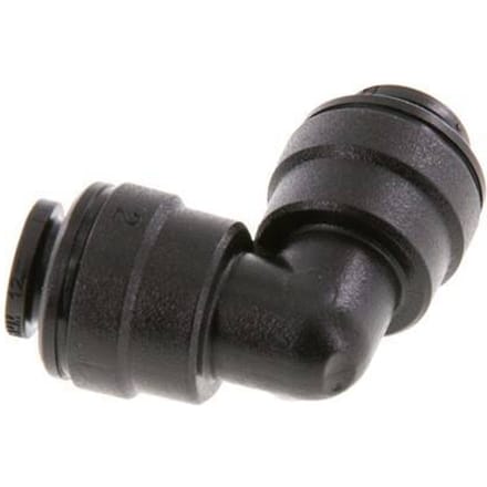 6mm 90 graden L-verbinding POM Insteekfitting NBR [2 Stuks]