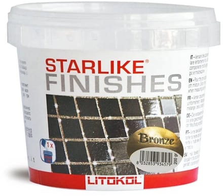 Kleureffect Bronze Litokol STARLIKE® Finishes 100 gram voor 2,5 kg