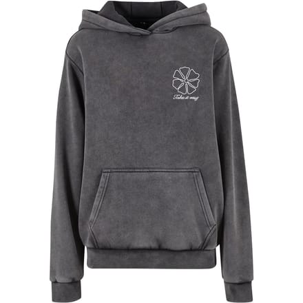 Dames Hoodie Miss Tee One Line Flowers