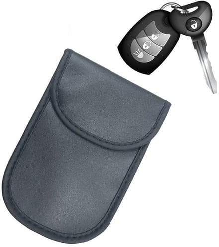 Hurtel - Anti-diefstal Autosleutel Etui - 14x10cm - Faraday Box - Zwart