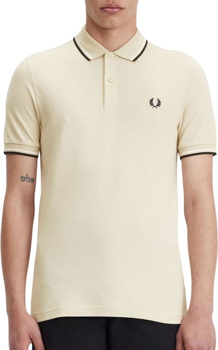 Fred Perry Polo M3600 Beige U87 - Maat M - Heren