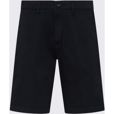 bermuda slim fit man donkerblauw