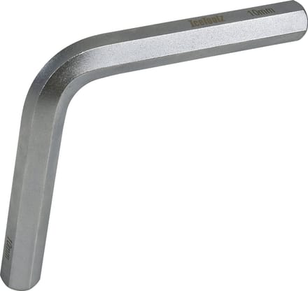 Icetoolz Inbussleutel 10/10 Mm Staal 75 Mm Zilver