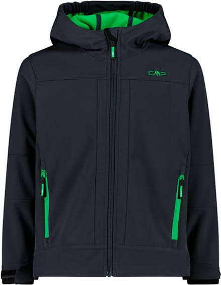 Cmp Fix Hood 3a00094 Softshelljack Grijs 8 Years Kinderen