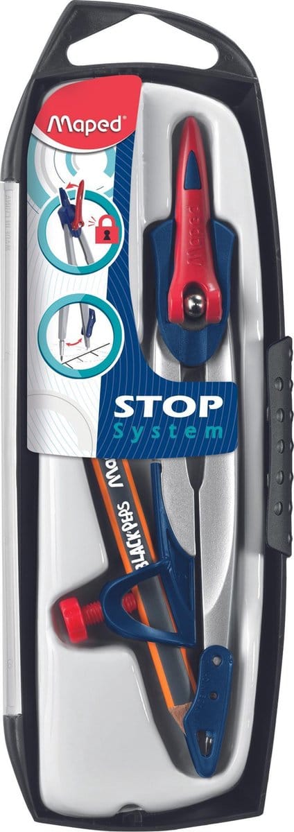 Stop System passer met universeel inzetstuk + potlood