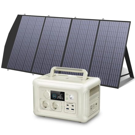 ALLPOWERS Zonnegeneratorset 600W (R600 + SP033 200W zonnepaneel)