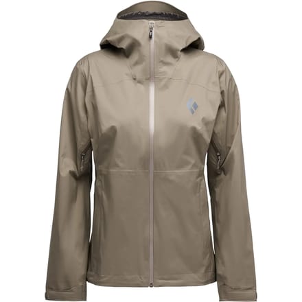 Black Diamond Fineline Stretch Shell Jas Beige S Vrouw