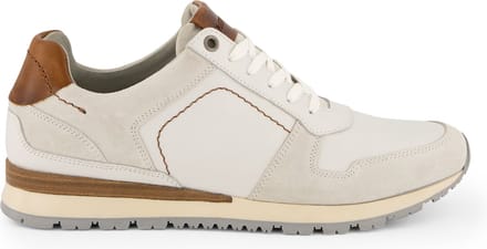 Travelin' Welton - Sportieve Leren Herensneaker - Wit Leer - Maat 42