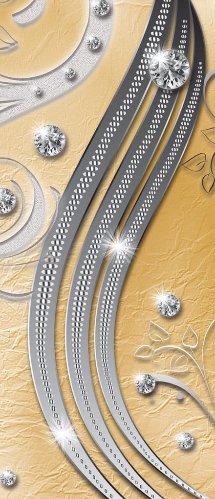 Pattern Abstract Ornament Leaves Photo Wallcovering