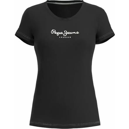 Short Sleeve Crew Neck Tee Wo - Black T-Shirts