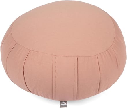 Rond Meditatiekussen met Biologische Speltvulling, 20 cm Hoog