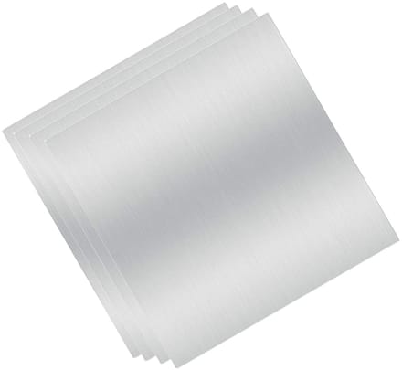Aluminium Plaat - Metaalplaat Vlak - Doe-het-zelf Projecten - 6061 Aluminiumlegering - 100x100x1mm - Niet gespecificeerd