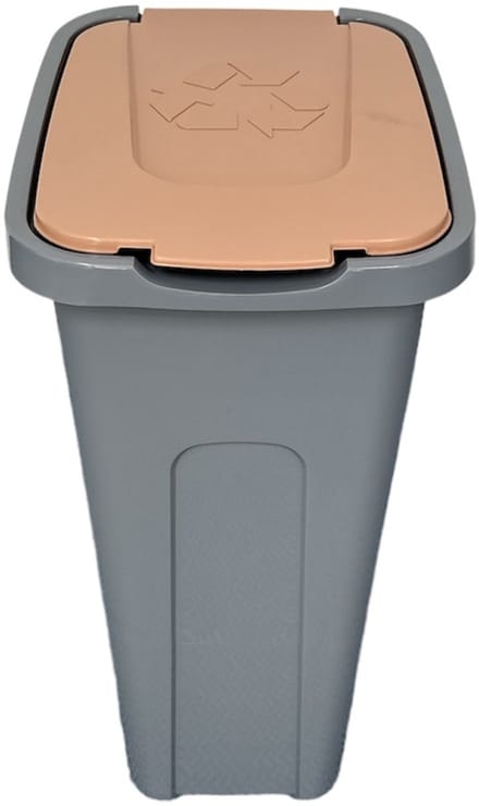Pastel Mini Afvalscheidingsbak 30L Klein Bruin BIO Keuken