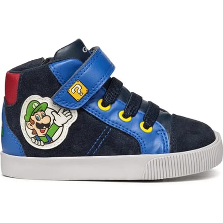 Hoge leren sneakers voor kinderen: Kilwi Suede Synth Lea
