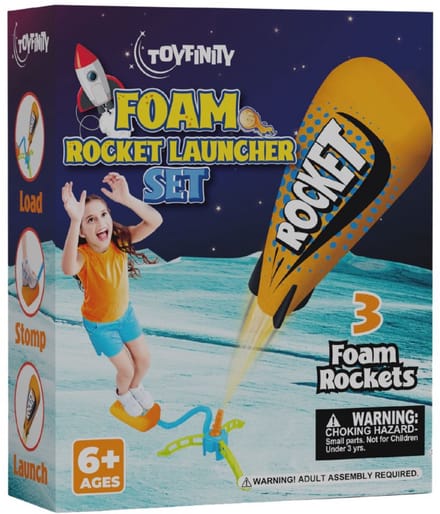 Toyfinity Foam Rocket Launcher Set
