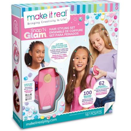 Make it Real - Snap 'n Glam Haarkralen Set - Versier je haar met kralen en bedels