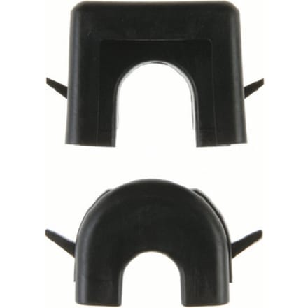 Zwarte opbouw kabel- en leidingdoorvoer - 181305 [2 stuks]