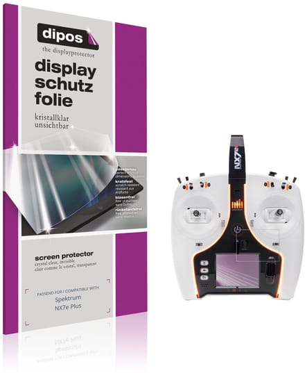 dipos – 2x Beschermfolie geschikt voor Spektrum NX7e Plus | Krasbestendige & heldere Screenprotector Ultra-Thin