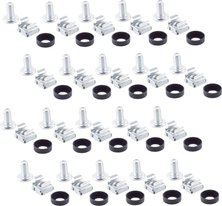 shiverpeaks BS08-01028, Bolts & nuts, Metaal, Metaal, Rond, M6, Zilver