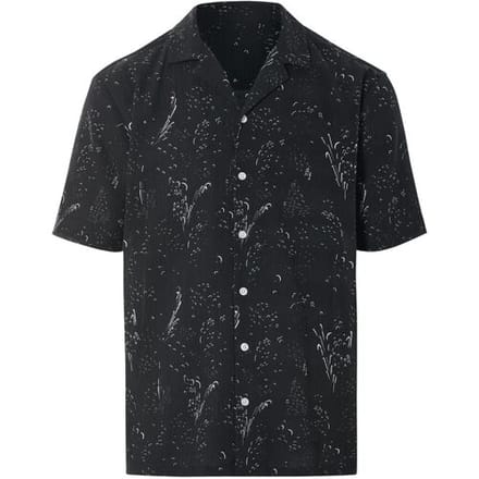 LIVERGY Heren overhemd (Zwart, L)