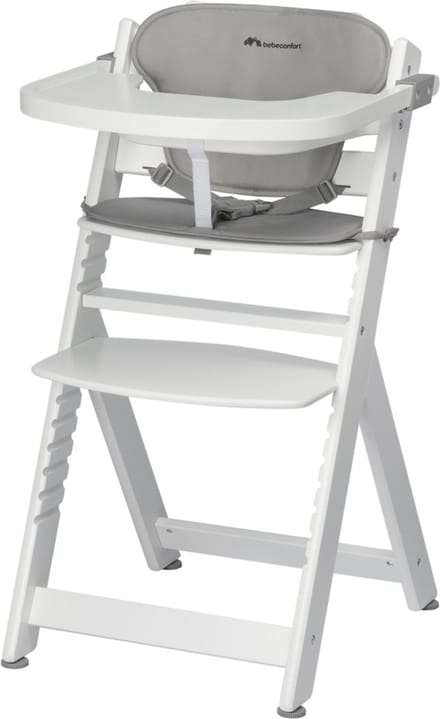 Bebeconfort Timba met verkleinkussen - Kinderstoel - White/Grey - 6 maanden tot 10 jaar oud