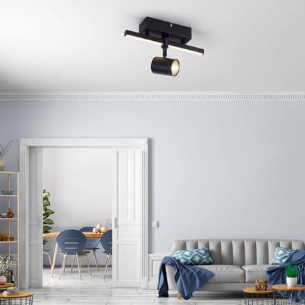 Paul Neuhaus LED plafondspot Barik, 26 cm, verstelbaar