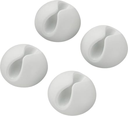 TRU COMPONENTS SWC-10WT/4P Kabelhouder Zelfklevend 542241 Bundel-Ø (bereik) 9 mm (max) Wit 4 stuk(s)