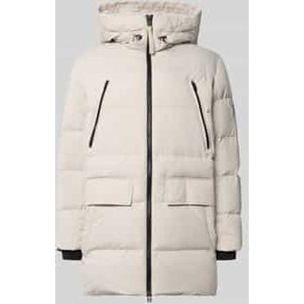 Regular fit donsjack met capuchon