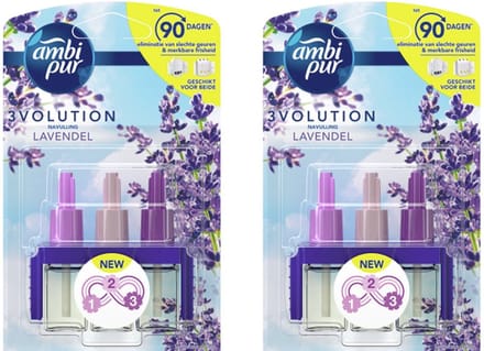Ambi Pur 3Volution - Lavendel - Navullingen - 2 x 20 ml