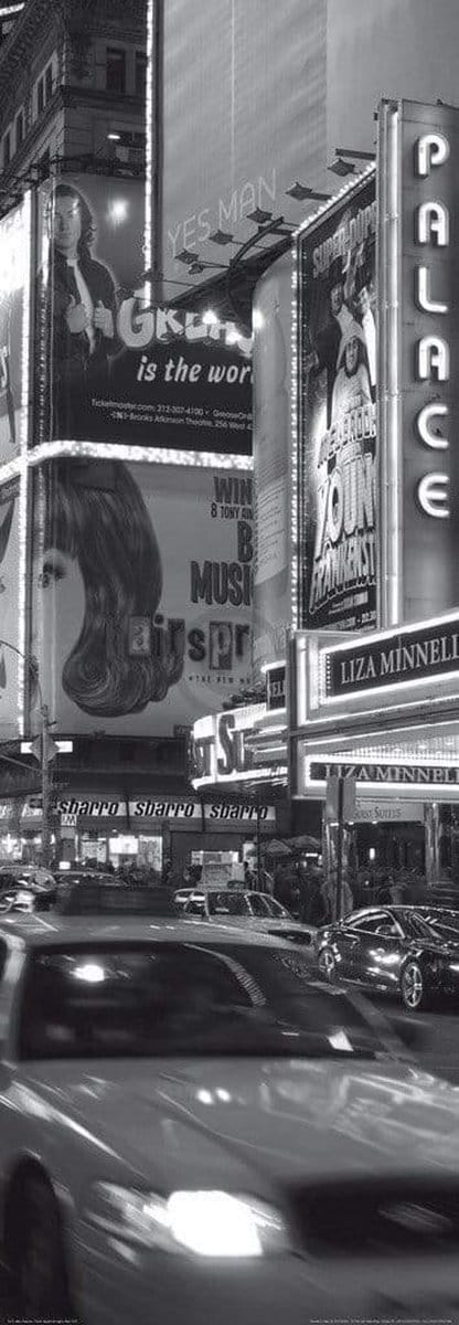 Kunstdruk Alan Copson - Times Sqare at night, New York 33x95cm