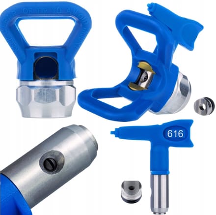 Zenthril Spuitmond Set Model 616 SoftFlow Low-Pressure - Spuitmondkap FFLP - 30 Cm Sproeibreedte