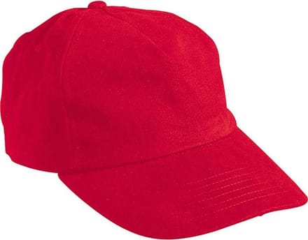 Myrtle Beach Volwassenen Unisex 5 Panel Cap (Signaal Rood)