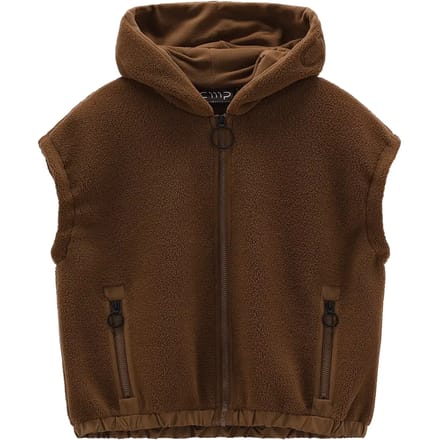 Dames fleece zonder mouwen met capuchon CMP