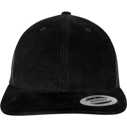 Flexfit - Corduroy Retro Trucker black one size Trucker pet - Zwart
