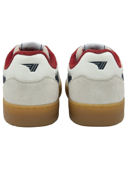 Gola Eagle '86 - Herensneaker - Wit-Zwart-Diep-Rood-Gum