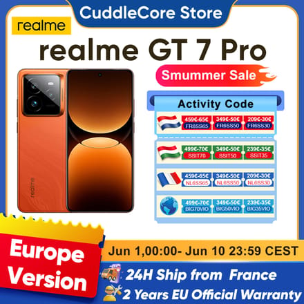 realme GT 7 Pro 512GB/12GB - Mars Orange