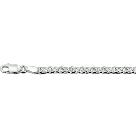 Glams valkenoog 3,3 mm - Zilver